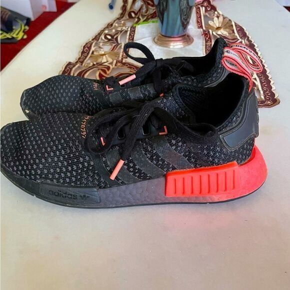 Adidas NMD_R1 'Solar Red'- Size 8 - Picture 1 of 9